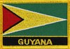 Guyana Flaggenpatch mit Ländername