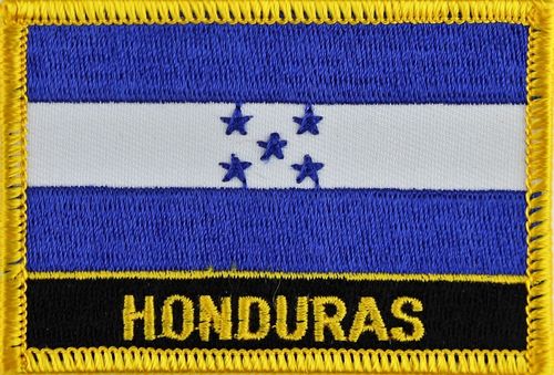 Honduras Flaggenpatch mit Ländername