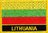 Litauen Flaggenpatch mit Ländername