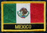 Mexiko Flaggenpatch mit Ländername