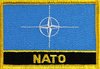NATO Flaggenpatch mit Ländername