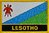 Lesotho Flaggenpatch mit Ländername