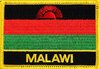 Malawi  Flaggenpatch mit Ländername