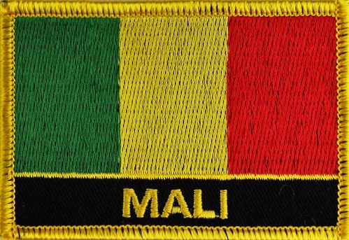 Mali Flaggenpatch mit Ländername
