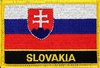 Slowakei  Flaggenpatch mit Ländernamen