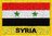 Syrien  Flaggenpatch mit Ländernamen