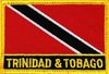 Trinidad und Tobaga  Flaggenpatch mit Ländernamen