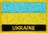 Ukraine  Flaggenpatch mit Ländernamen