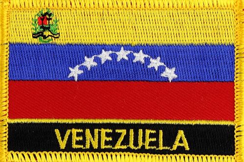 Venezuela Flaggenpatch mit Ländernamen
