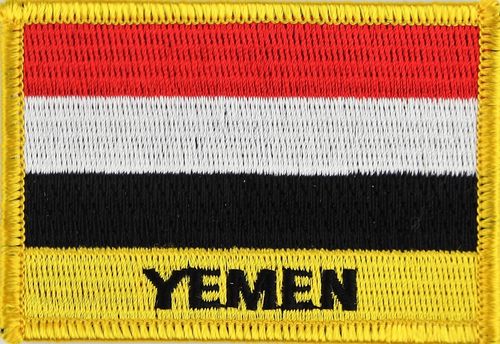 Jemen  Flaggenpatch mit Ländernamen