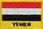 Jemen  Flaggenpatch mit Ländernamen
