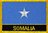 Somalia Flaggenpatch mit Ländernamen
