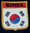 Korea  Wappenaufnäher
