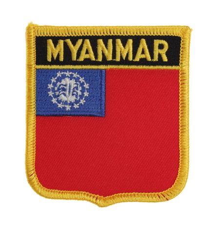 Myanmar  Wappenaufnäher