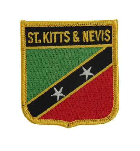 St Kitts und Nevis  Wappenaufnäher