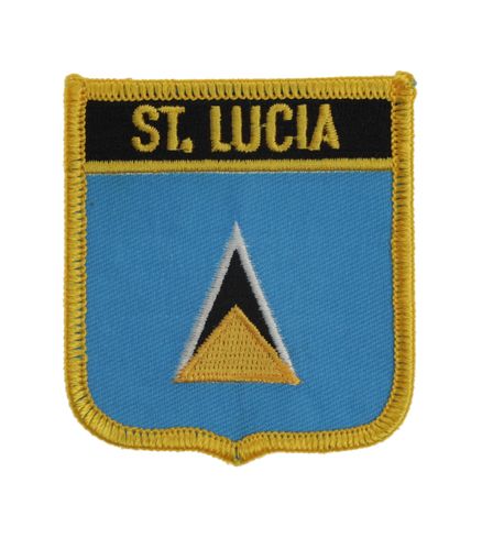 St Lucia  Wappenaufnäher