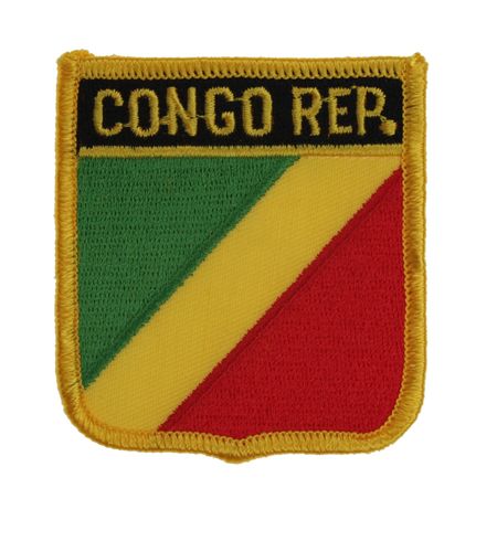 Kongo Republik Wappenaufnäher