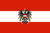 Österreich mit Wappen Flagge 60 * 90 cm