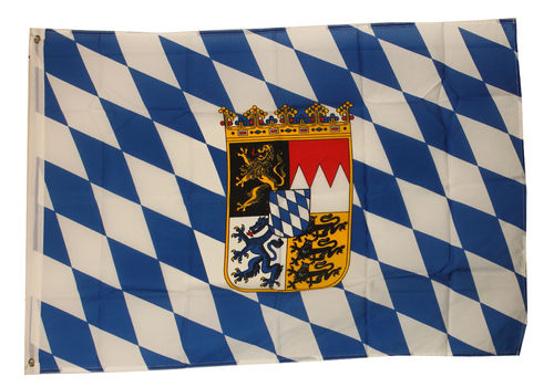 Bayern mit Wappen Flagge 60 * 90 cm