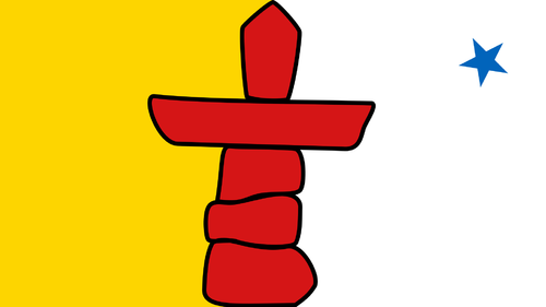 Nunavut Flagge 90*150 cm