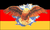 Deutschland mit Adler Breit Flagge 90*150 cm