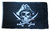 Pirat mit Säbeln und blutigem Dolch Flagge 90*150 cm