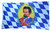 Bayern mit König Ludwig Flagge 90*150 cm