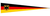 Deutschland mit Adler Wimpel ca. 28 * 148  cm