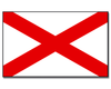 Outdoor-Hissflagge Alabama 90*150 cm