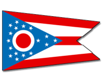 Outdoor-Hissflagge Ohio 90*150 cm