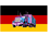 Outdoor-Hissflagge Deutschland mit Truck  90*150 cm