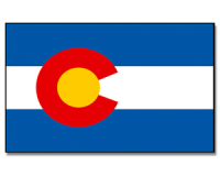Outdoor-Hissflagge Colorado 90*150 cm