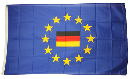 Outdoor-Hissflagge Europa mit Deutschland 90*150 cm