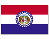 Outdoor-Hissflagge Missouri 90*150 cm