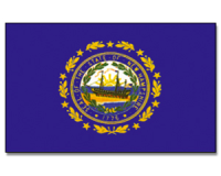 Outdoor-Hissflagge New Hampshire 90*150 cm