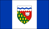 Outdoor-Hissflagge Noth West Territories 90*150 cm