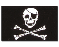 Outdoor-Hissflagge Pirat mit Knochen 90*150 cm
