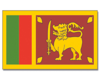 Outdoor-Hissflagge Sri Lanka 90*150 cm