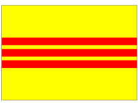 Outdoor-Hissflagge Südvietnam 90*150 cm