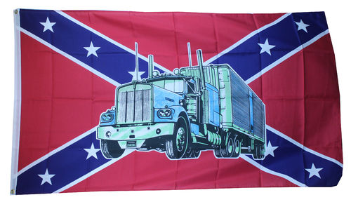 Outdoor-Hissflagge Südstaaten mit Truck 90*150 cm