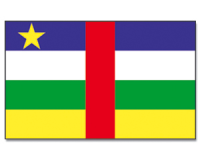 Outdoor-Hissflagge Zentralafrikanische Republik 90*150 cm