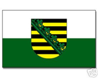Sachsen Hohlsaumflagge 60 * 90 cm