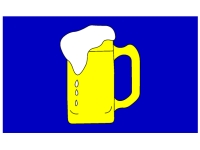 Autoflagge Bier
