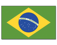 Autoflagge Brasilien