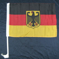 Autoflagge Deutschland mit Adler