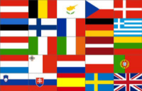 Autoflagge Europa 25 Länder