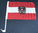 Autoflagge Österreich mit Wappen