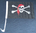 Autoflagge Pirat mit Kopftuch