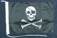 Boots/ Motorradflagge Pirat