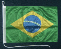 Boots/ Motorradflagge Brasilien